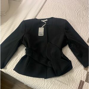 Preston & York Women’s Blazer with Belt , Black size 14 & Brand new